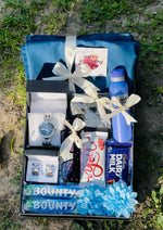 Load image into Gallery viewer, Luxury Blue Gift Box for Him | GBO-077
