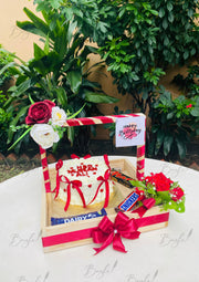 Cake Gift Tray with Chocolates | CBT-002