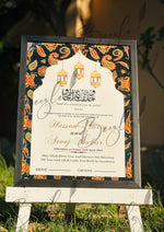 Load image into Gallery viewer, Customized Name Nikah Certificate With Attractive Design | NC-108
