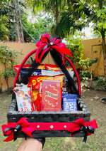 Load image into Gallery viewer, Snack Basket Gift – Red &amp; Black Themed | GB-185

