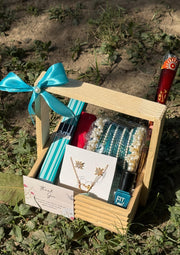 Teal Thank You Gift Basket for Her | GB-128