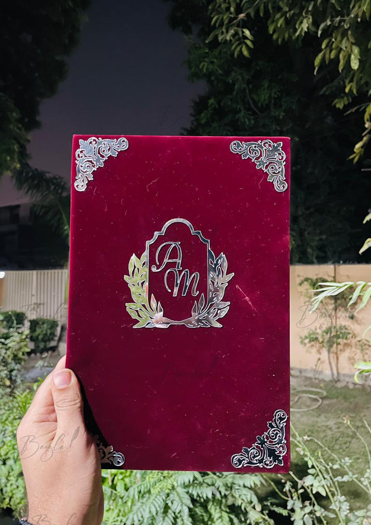 Monogram Nikah Booklet | NB-062