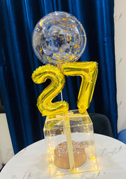 Confetti Balloons Box & Cake | GDEL-150