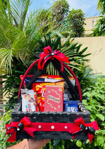 Load image into Gallery viewer, Snack Basket Gift – Red &amp; Black Themed | GB-185
