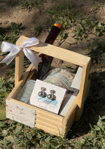 Load image into Gallery viewer, Wooden Thank You Gift Basket | GB-127
