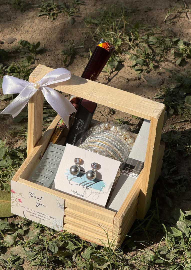 Wooden Thank You Gift Basket | GB-127