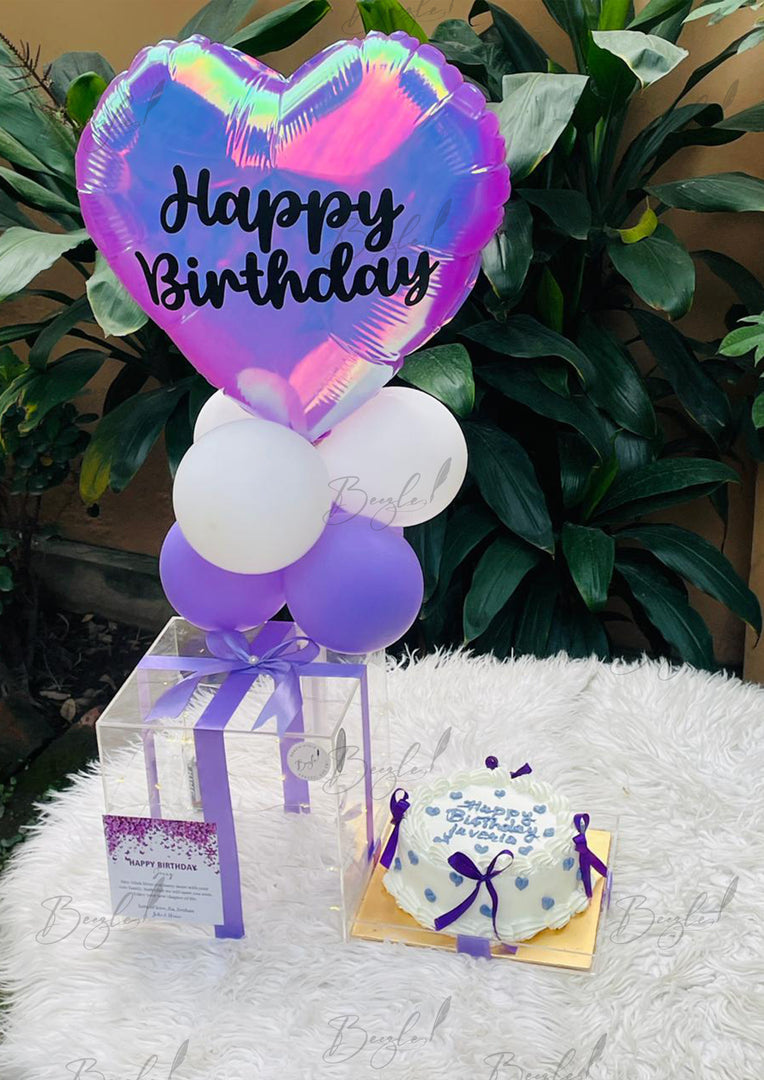 Birthday Balloon Cake Gift Box | CB-007