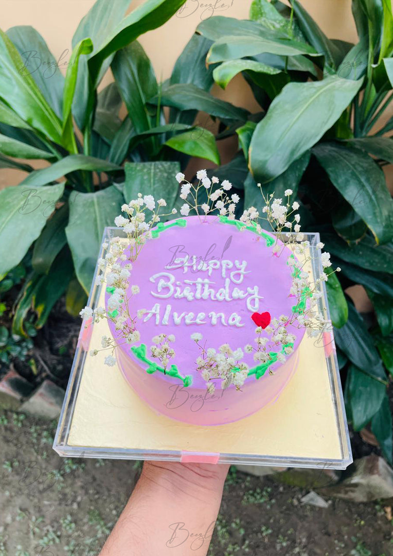 Sweet Lavender Birthday Cake | GC-127