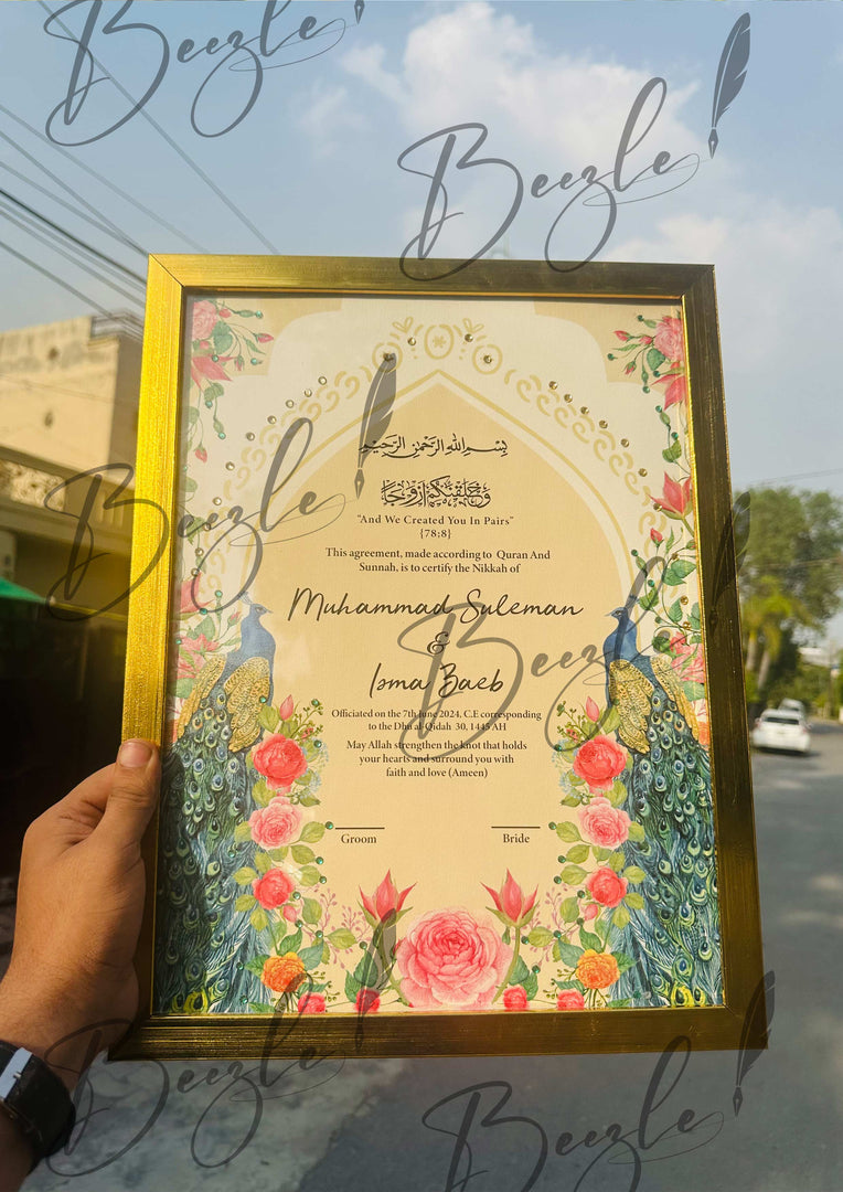 Nikah Certificate 