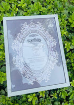 Load image into Gallery viewer, The Luxury Nikah Certificate With Purple Color Design | NC-160
