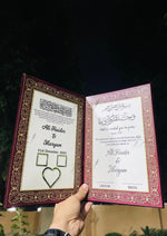 Load image into Gallery viewer, Monogram Nikah Booklet | NB-062