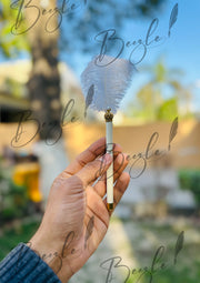 The Premium Nikah Pen With White Feather | PEN-29