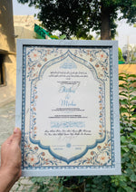 Load image into Gallery viewer, Custom Nikah Certificate Frame | NC-186
