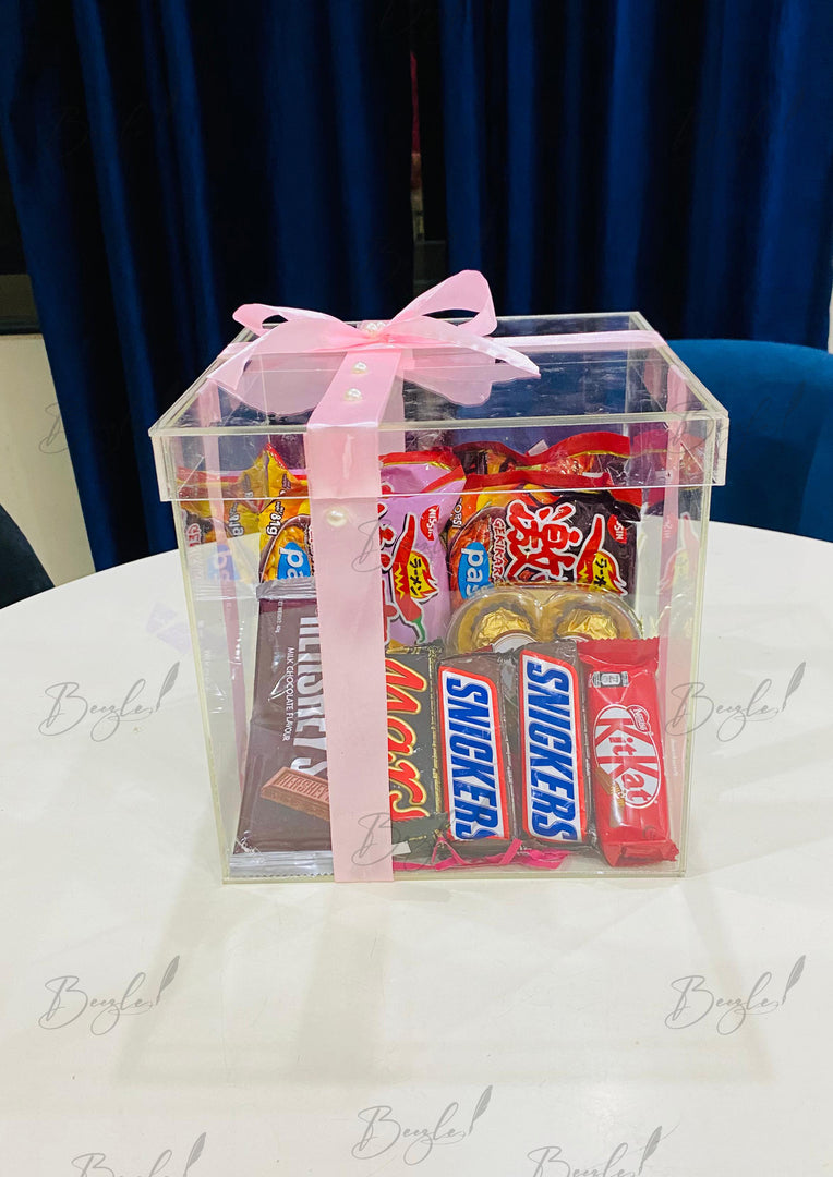 Transparent Assorted Chocolate Gift Box | GBO-091