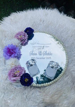 Load image into Gallery viewer, Floral Mirror Ring Tray | NT-031