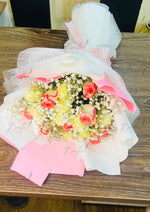 Load image into Gallery viewer, Mixed Rose Bouquet with Baby’s Breath | BCG-170
