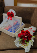 Load image into Gallery viewer, Beautiful Chocolate &amp; Floral Gift Set | GB-067
