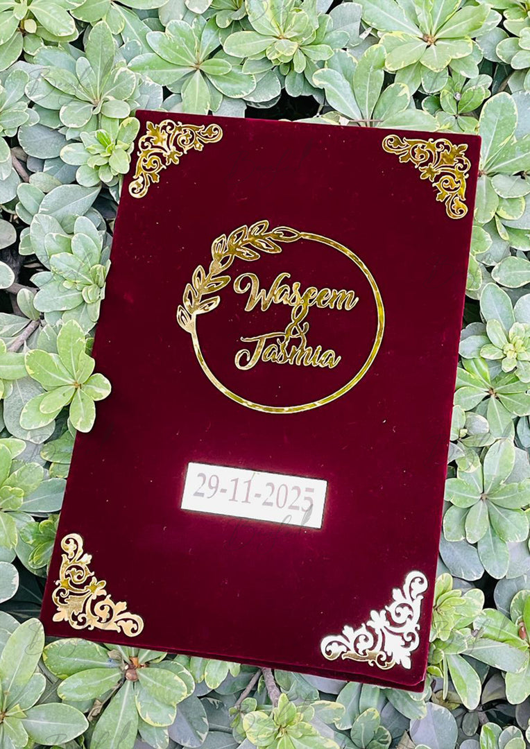 Elegant Nikah Certificate | NB-060