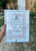 Load image into Gallery viewer, Premium Nikah Certificate With Classic Border Design | NC-051