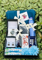 Load image into Gallery viewer, Luxury Blue Gift Box for Him | GBO-077

