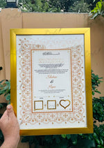 Load image into Gallery viewer, Nikah Certificate With Urdu Name &amp; Classic Print | NC-080
