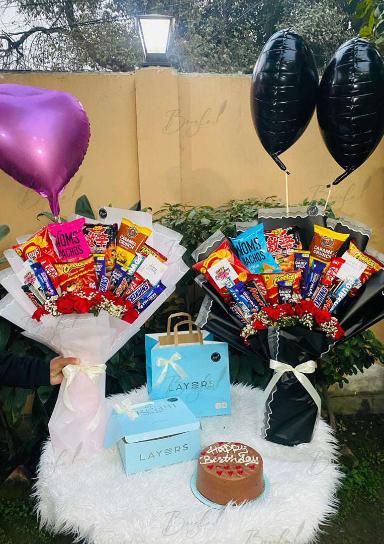 Snack Chocolate Bouquets Duo | GDEL-342