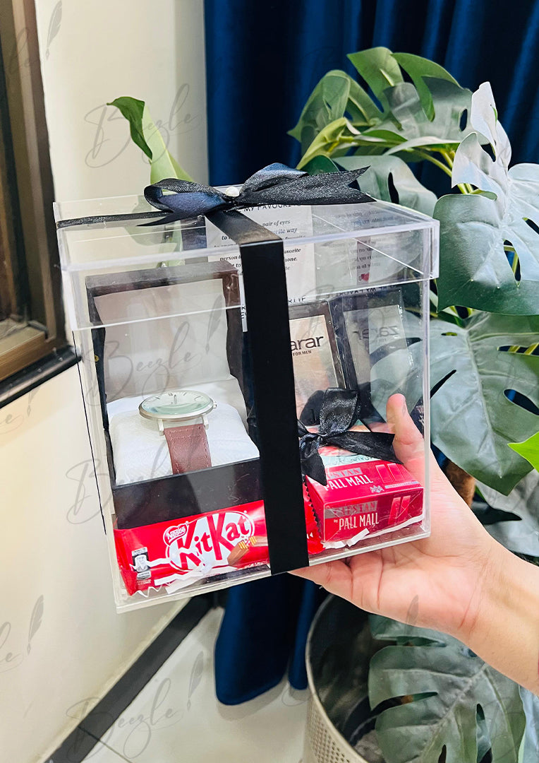 Gift Box for Him – Watch, Perfume & KitKat Treat | GBO-079