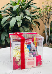 Eid Gift Box with Flowers & Snacks | GBO-069