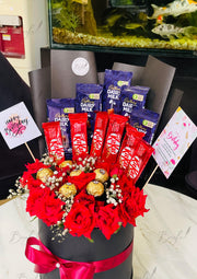 Happy Birthday Chocolate Flower Box | GBO-098