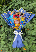 Load image into Gallery viewer, Crunchy Blue Snack Bouquet for Him | BCG-121
