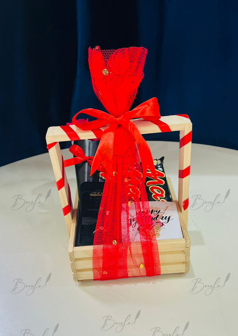 Bold Red Birthday Basket | GB-144