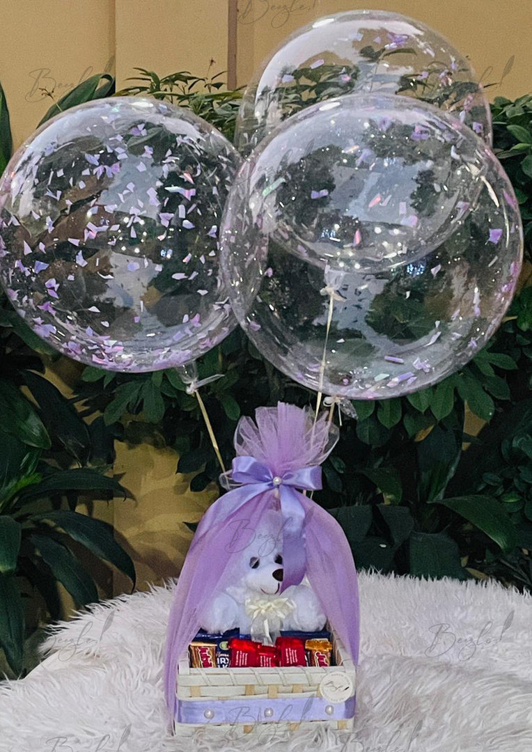 Teddy and Chocolate Gift Basket | GB-190