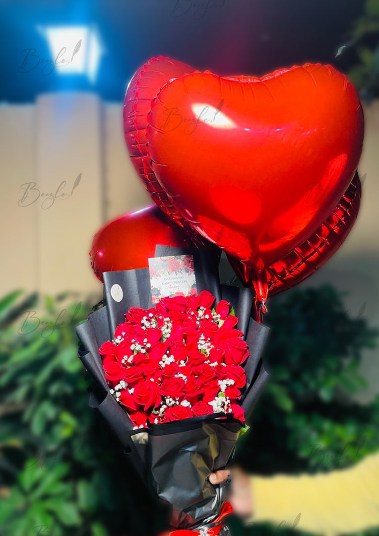 Velvet Heart Roses Surprise| BCG-248