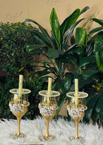 Load image into Gallery viewer, Crystals Wedding Glass Set | DEL-151
