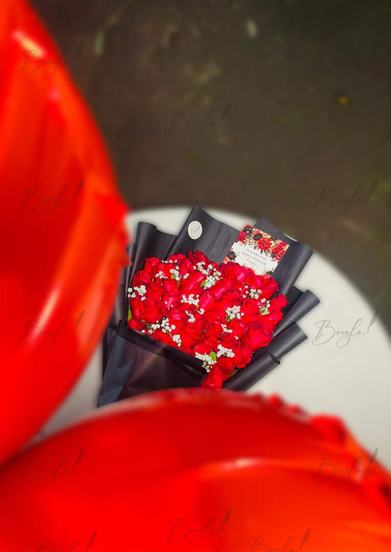 Velvet Heart Roses Surprise| BCG-248