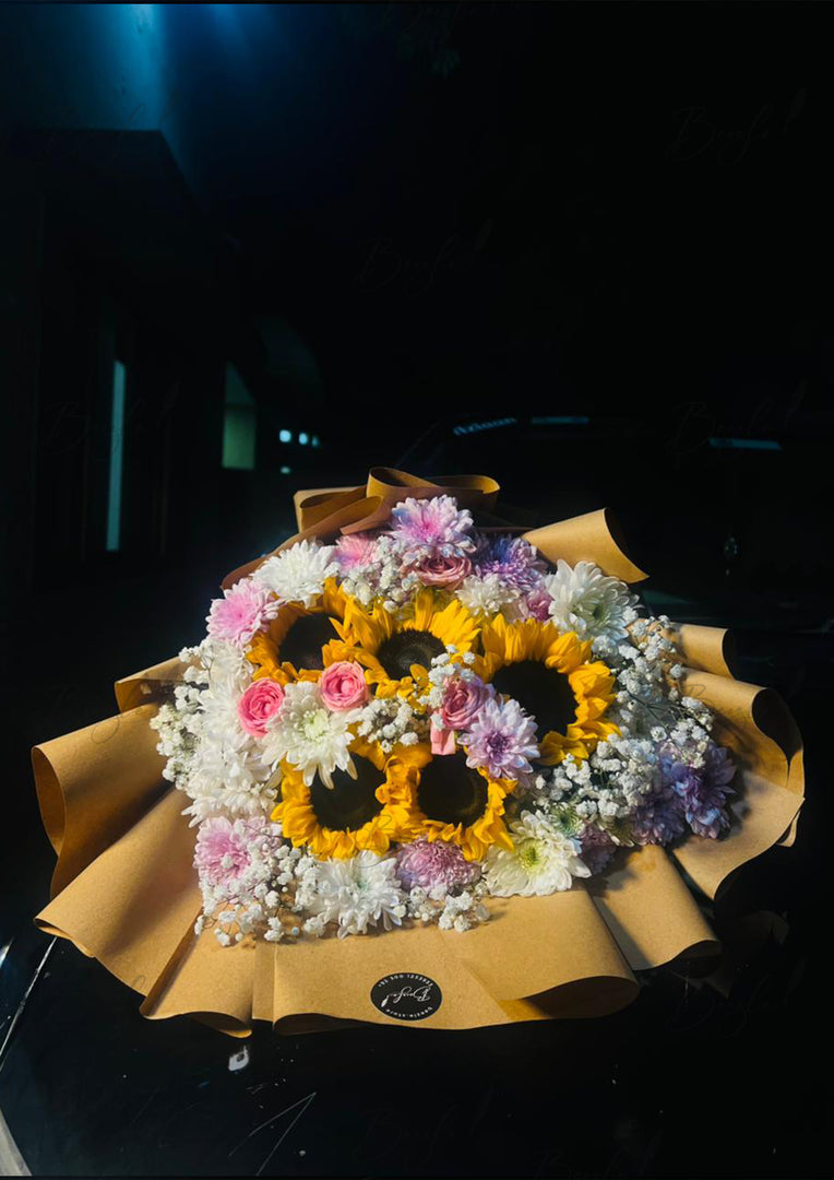 Pastel Sunflower Bouquet | BCG-243
