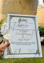 Load image into Gallery viewer, The Luxury Nikah Certificate And Beautiful Nikkah Pen | DEL-055
