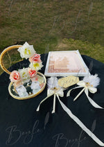 Load image into Gallery viewer, Nikkah Certificate, Tray, Arm Band and Attractive Two Nikah Pens
