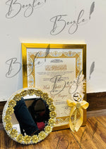 Load image into Gallery viewer, Nikah Certificate With Beautiful Tray &amp; Pen
