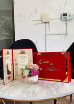 Load image into Gallery viewer, The Attractive Nikkah Booklet With Beautiful Box | BOX-007
