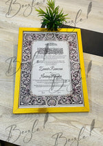 Load image into Gallery viewer, The Nikah Certificate With Attractive Border Design | NC-158
