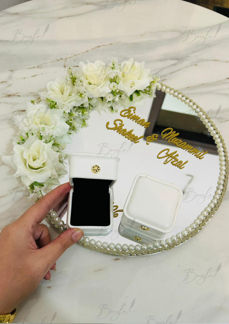 Dual Ring Mirror Tray | ERT-026