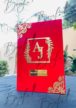 Load image into Gallery viewer, The Attractive Red Booklet with Customized Design | NB-030
