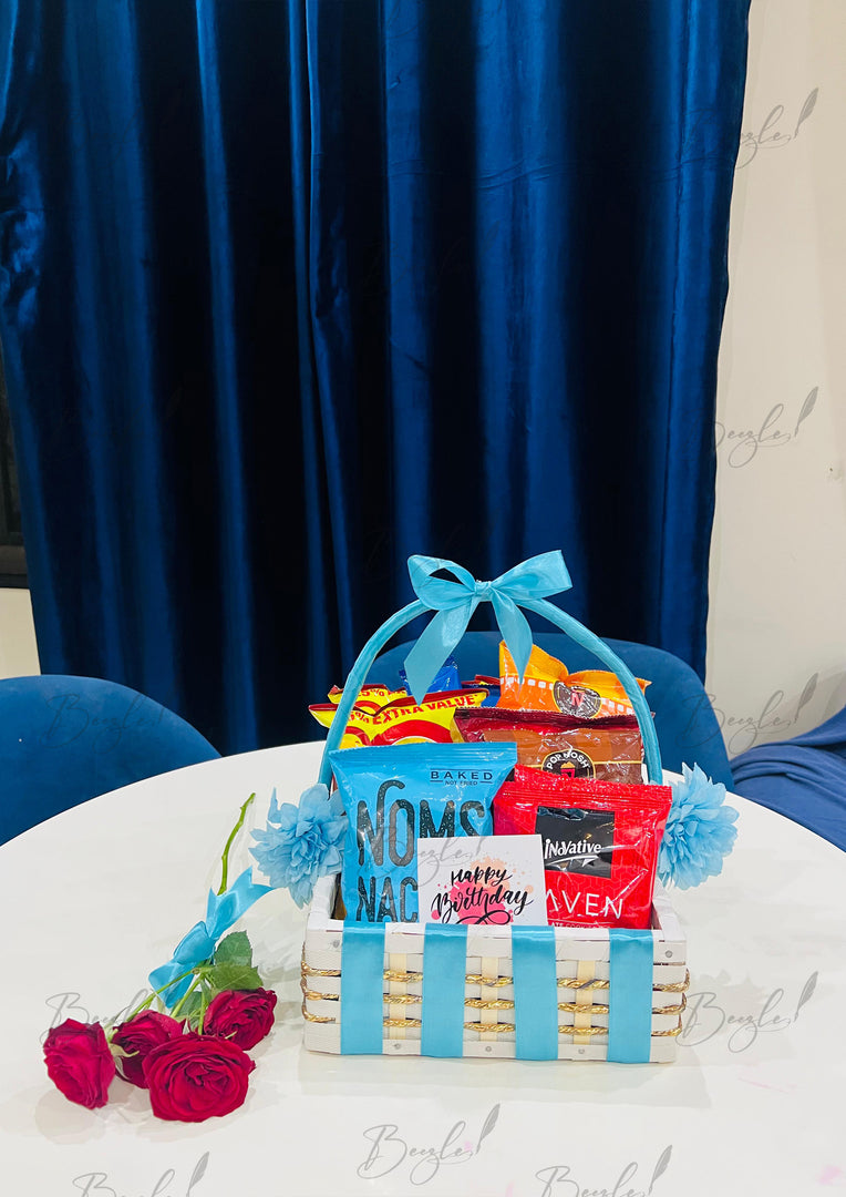 Blue Snack Basket Gift | GB-167