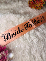 Load image into Gallery viewer, The Beautiful Bride Sash | SH-001
