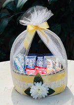 Load image into Gallery viewer, Golden Elegance Chocolate Gift Basket | GB-052
