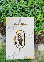 Load image into Gallery viewer, The Beautiful Nikah Booklet With Golden Attractive Design | NB-016
