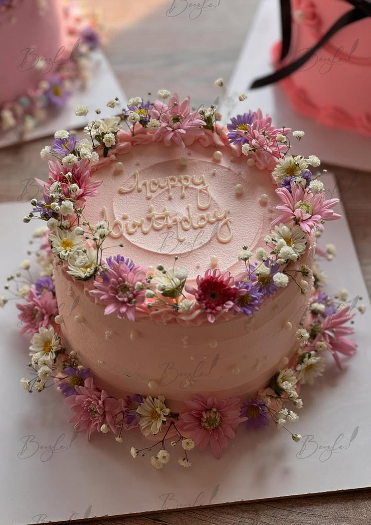 Blossom Bliss Birthday Cake | GC-128