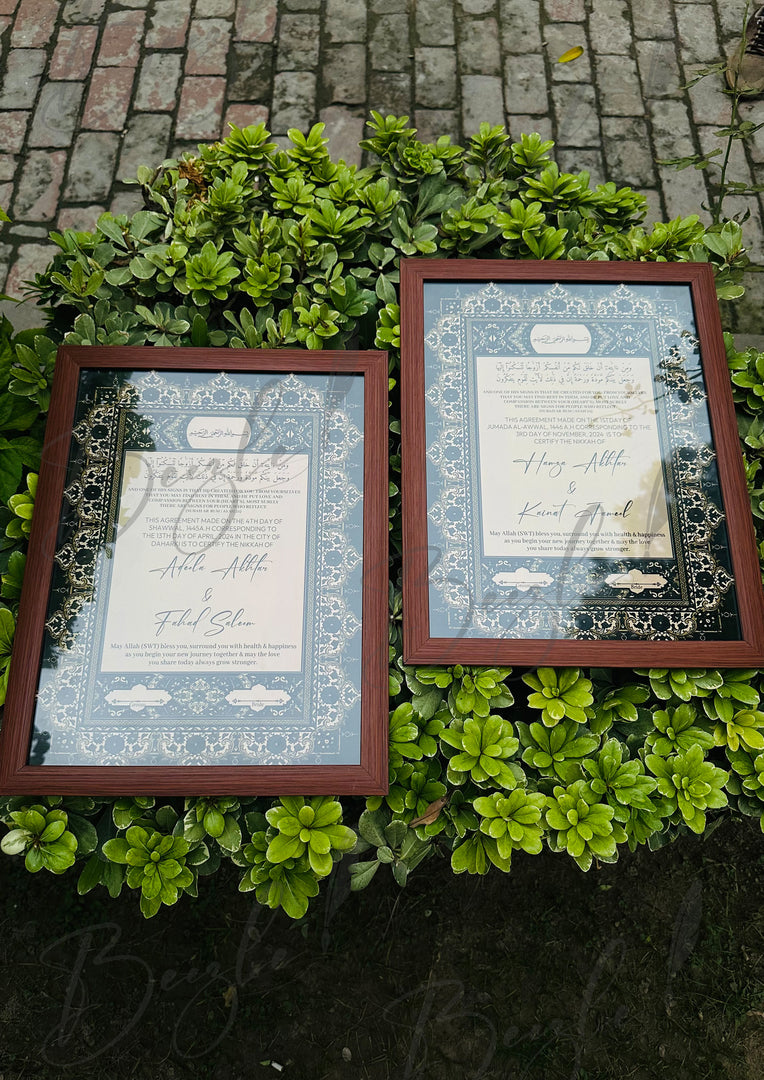 Luxury Nikah Certificate