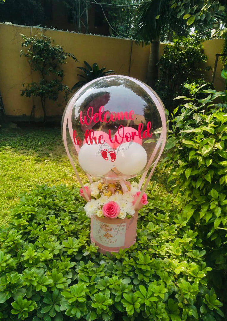 Welcome Baby Girl Bouquet | GBO-140